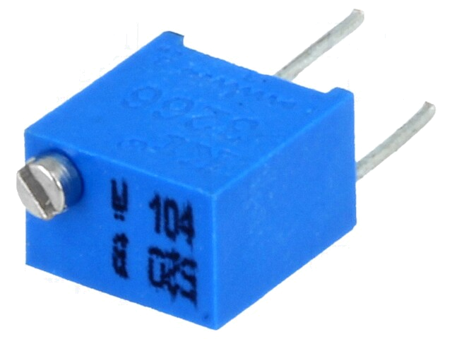 Potentiometer: montage-; meerslagen; 100kΩ; 250mW; ±10%; lineair Potentiometer: montage-; meerslagen; 100kΩ; 250mW; ±10%; lineair